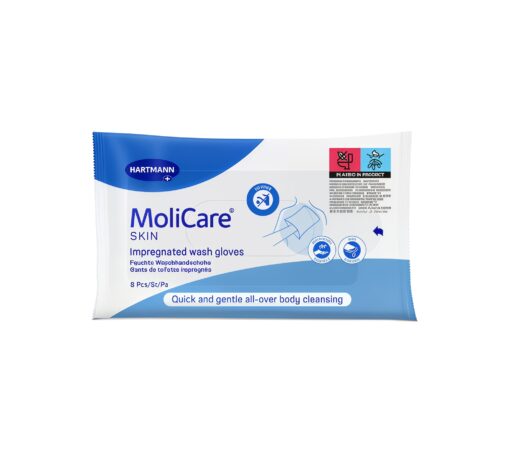 Hartmann MoliCare Skin Εμποτισμένα Γάντια Καθαρισμού 8τμχ