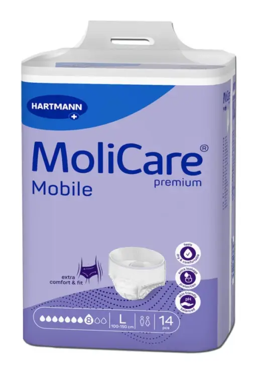 MoliCare® Premium Elastic πάνα νύχτας 8 σταγόνες 14 τεμαχίων Large