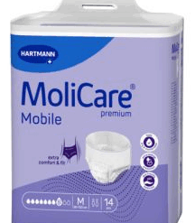 MoliCare®Premium Elastic πάνα νύχτας, 8 σταγόνες 14 Τεμαχίων Medium