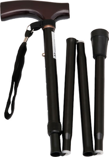 Μπαστούνι Στήριξης Μαύρο – Αλουμινίου, Ρυθμιζόμενο & Σπαστό (85–95cm) 1 Μπαστούνι Στήριξης Μαύρο – Αλουμινίου, Ρυθμιζόμενο & Σπαστό (85–95cm)